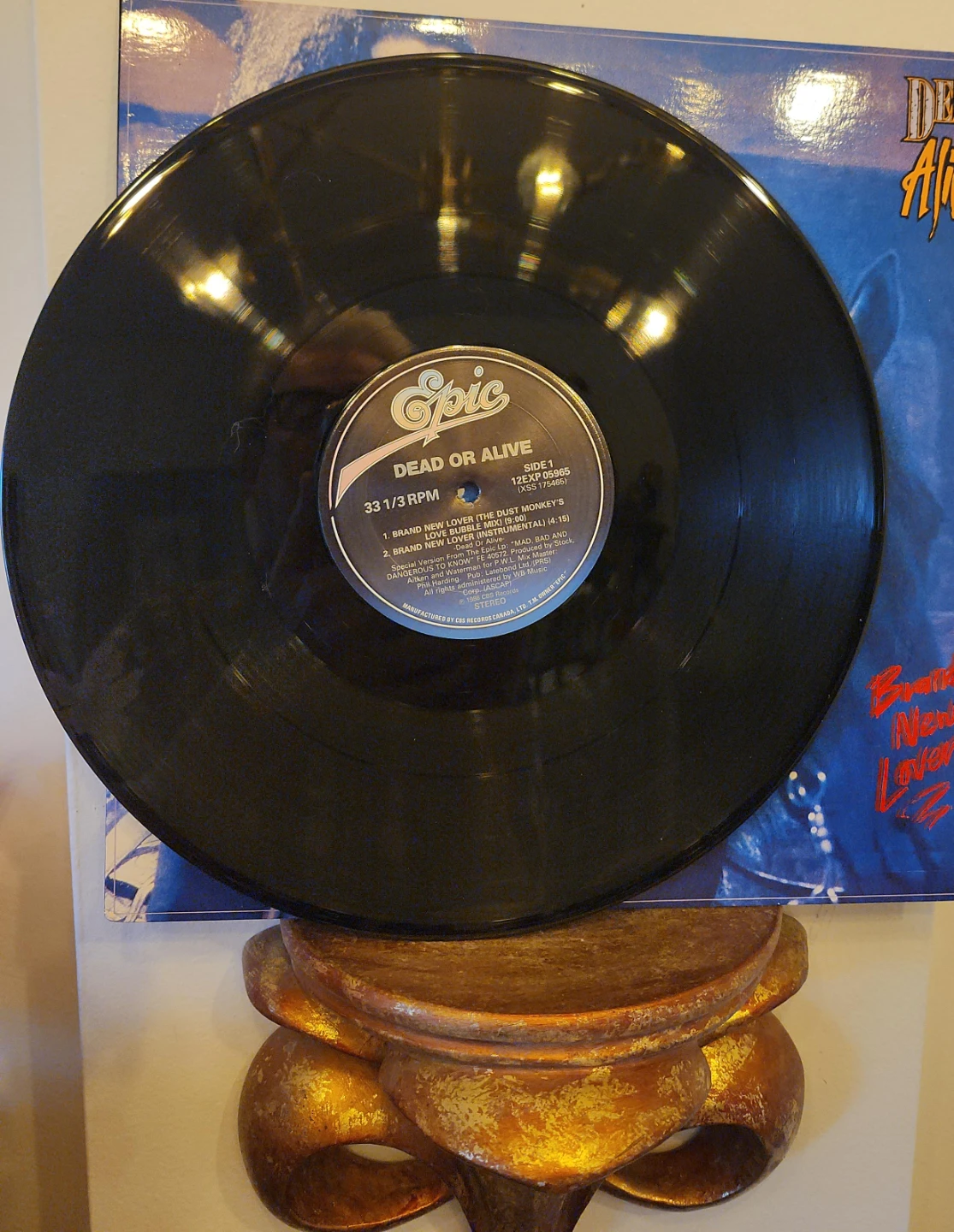 Dead Or Alive Brand New Lover Vinyl Single 12"