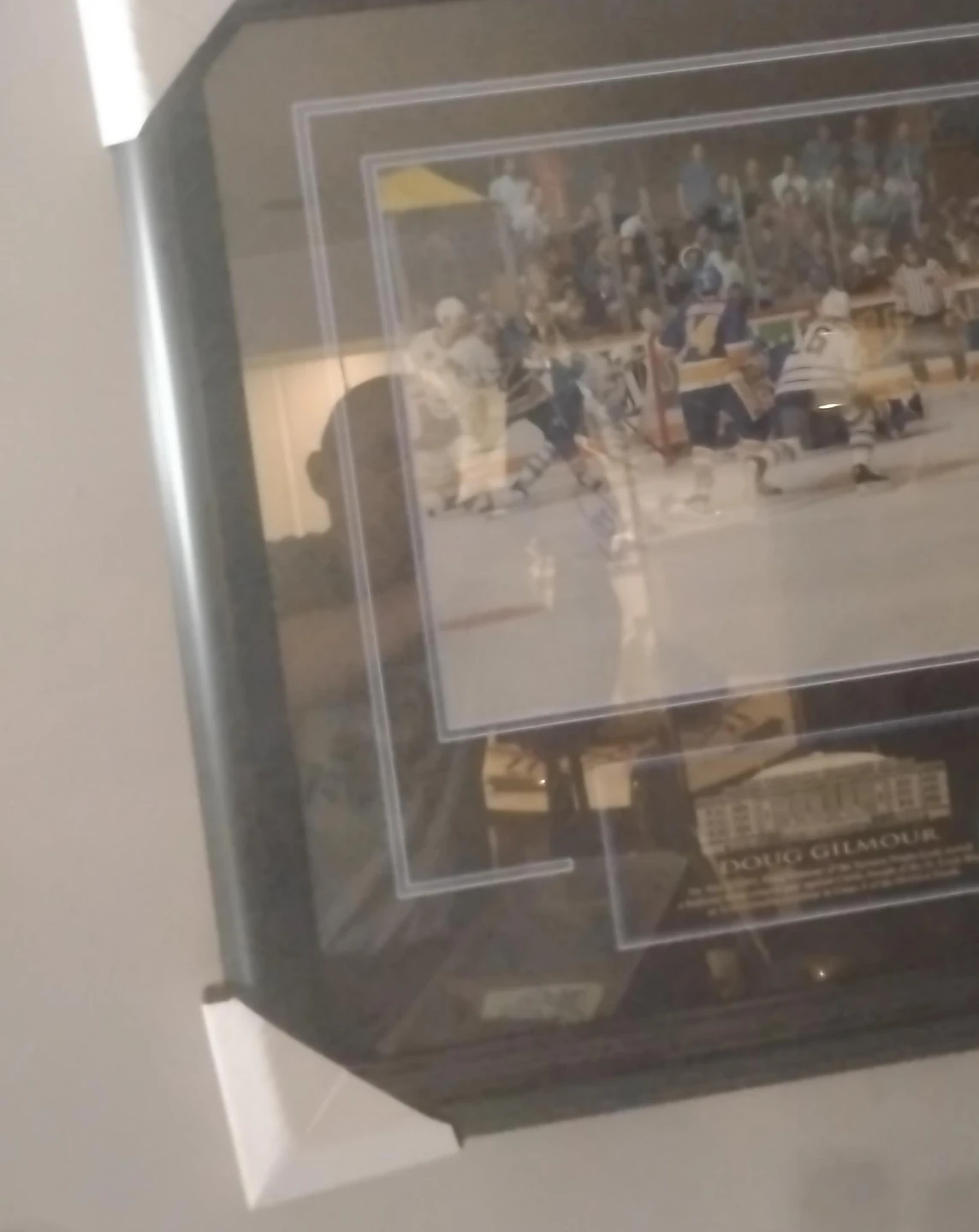 Doug Gilmour Autographed Framed Hockey Photo