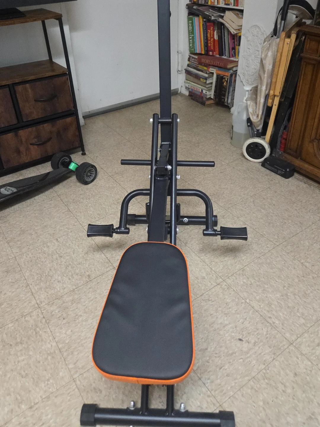 Rowing Machine Exercise Bench