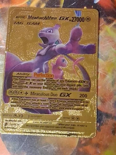 Pokemon Card - Mewtwo & Mew GX TAG TEAM - 27000 HP