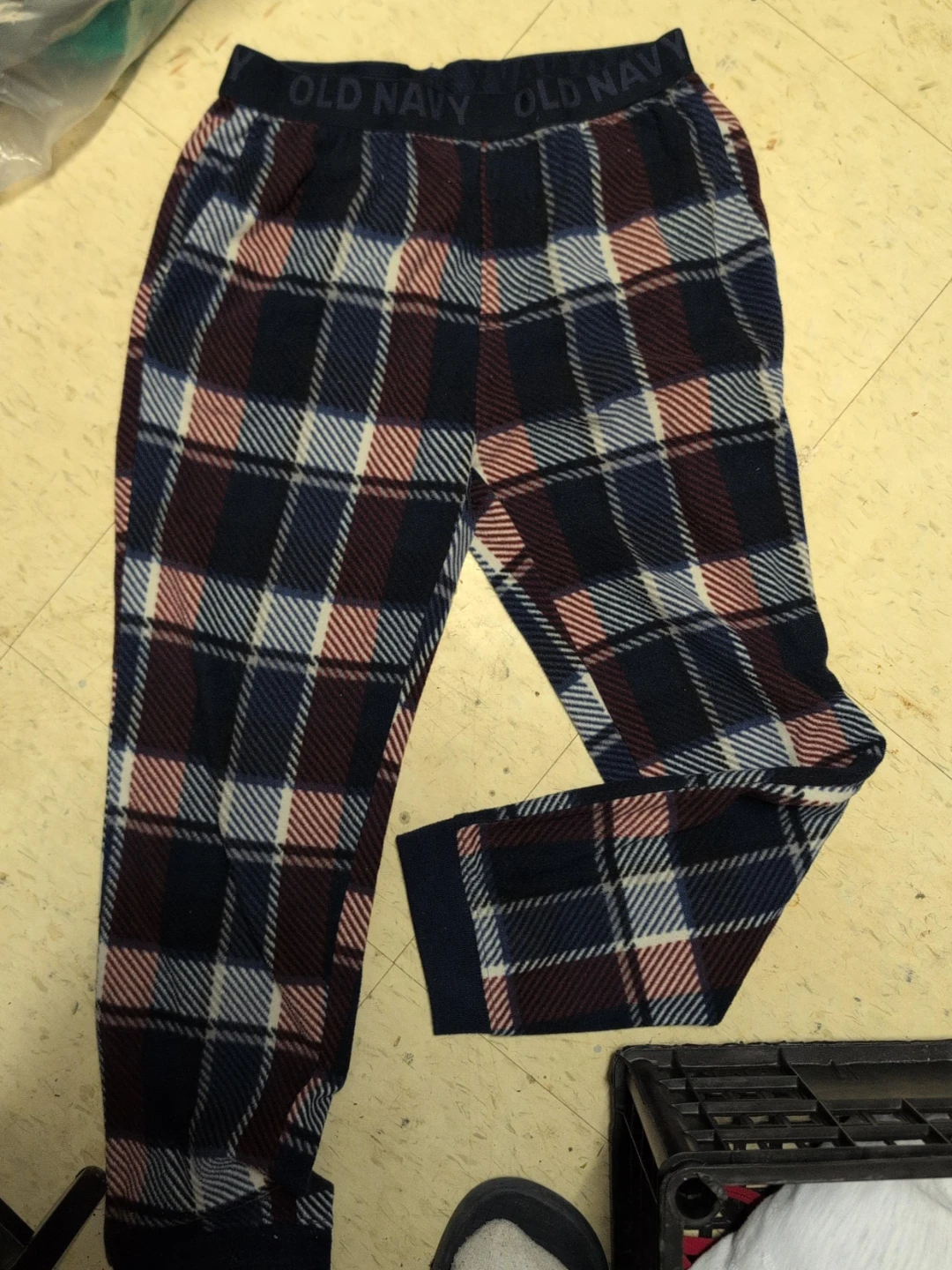 Old Navy Plaid Fleece Pajama Pants