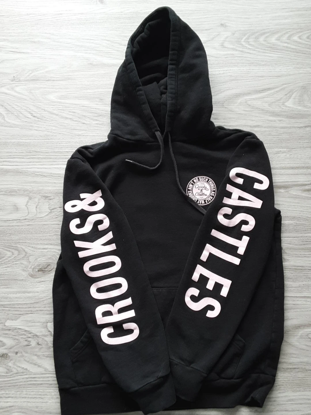 Crooks & Castles Black Hoodie Size L