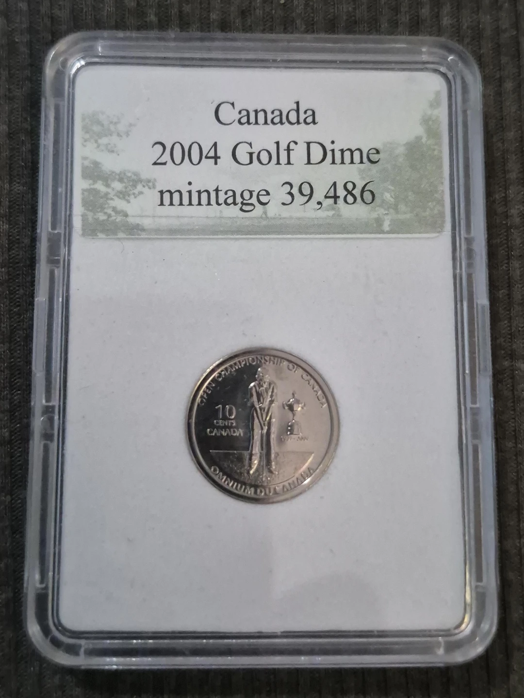 Canada 2004 Golf Dime Coin