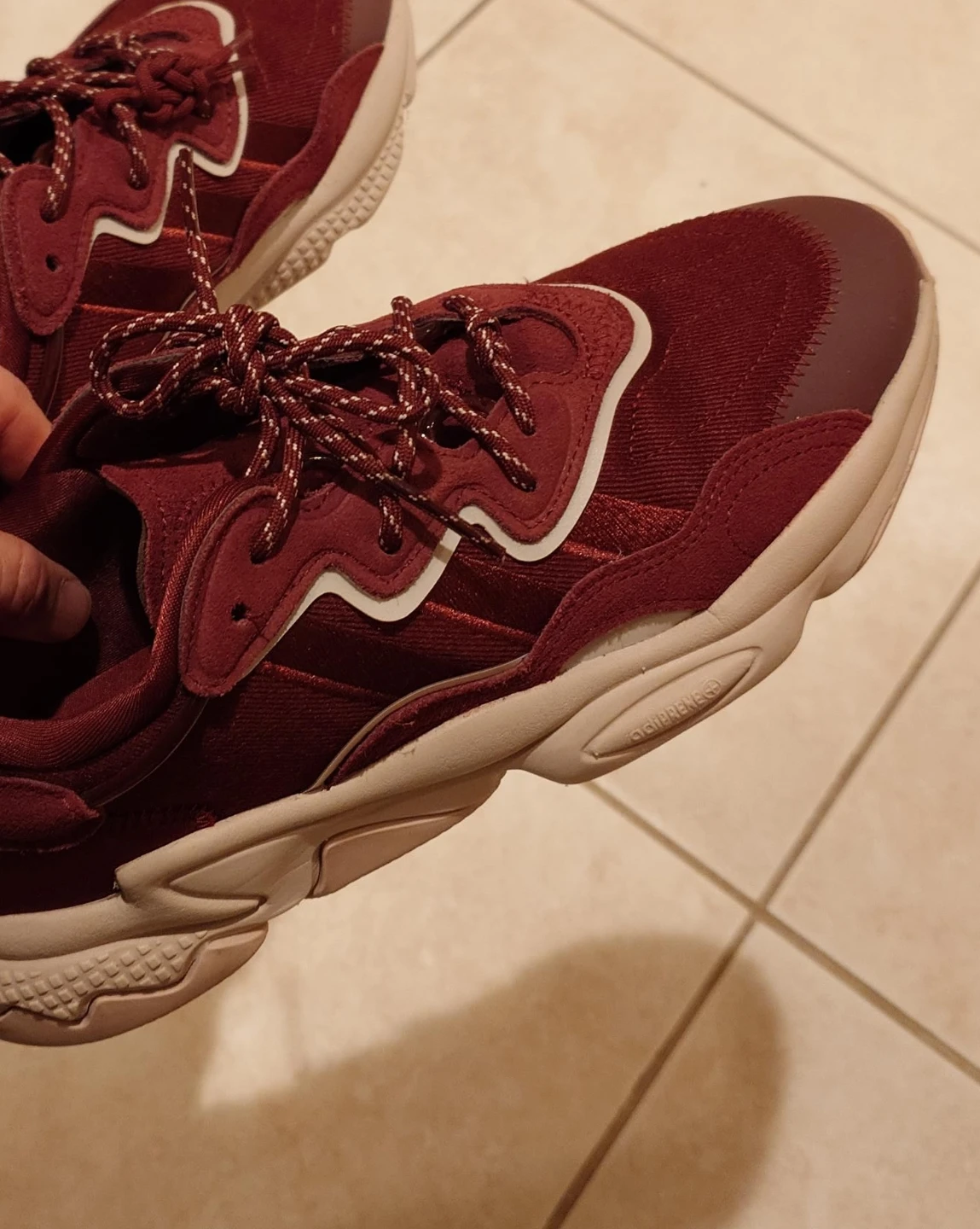 Adidas Ozweego Burgundy Sneakers