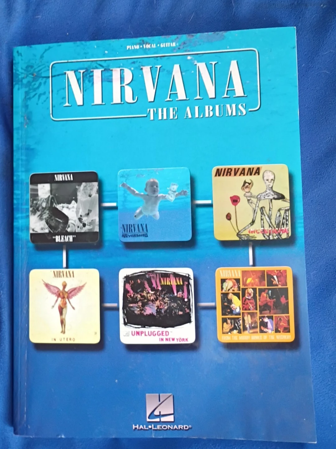 Nirvana The Albums Piano Vocal Guitar Sheet Music Book