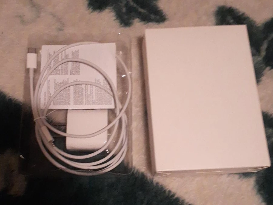 White USB-C Power Adapter and Cable Set