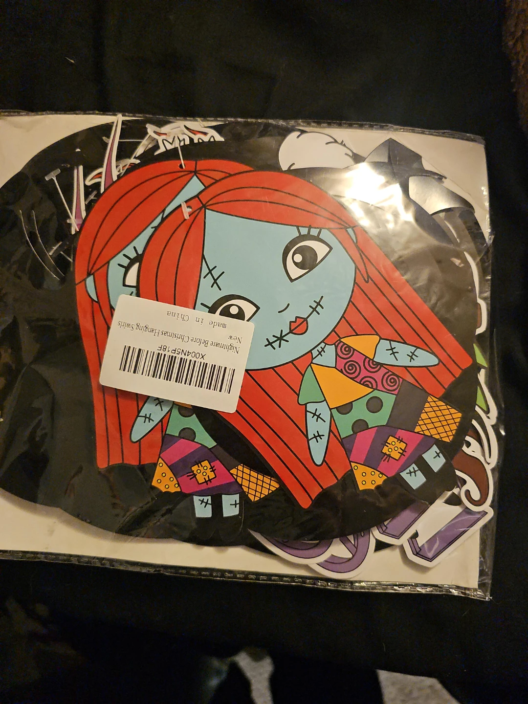 Nightmare Before Christmas Hanging Swirls