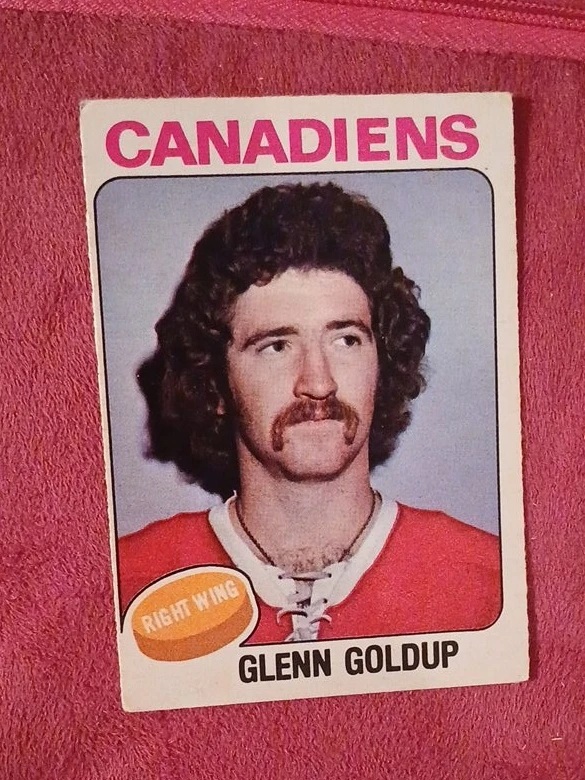 Glenn Goldup Canadiens Hockey Card