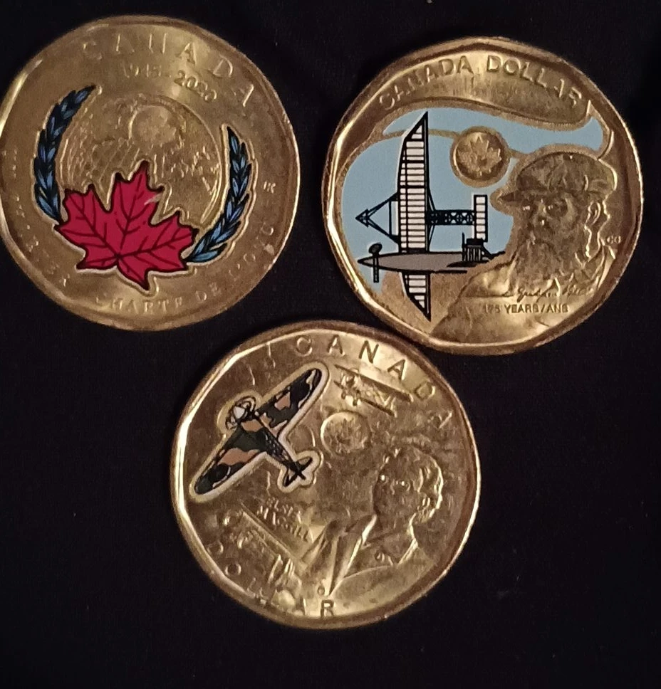 Canada Dollar Coins Collection