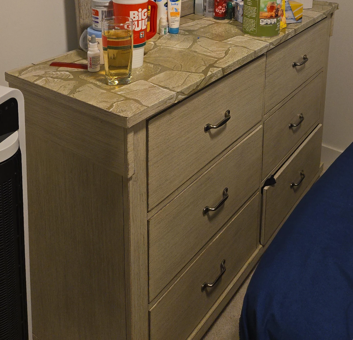 Light Wood Dresser with Mirror
