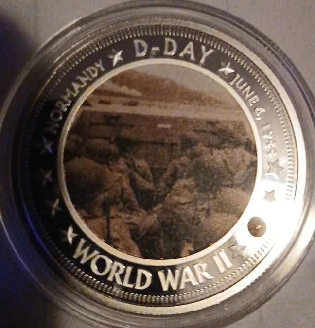 D-Day Normandy World War II Commemorative Coin