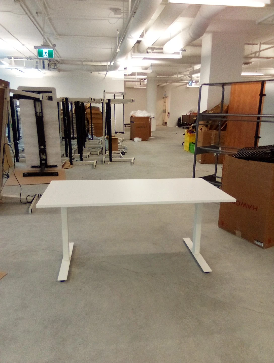 Adjustable Standing Desk - White