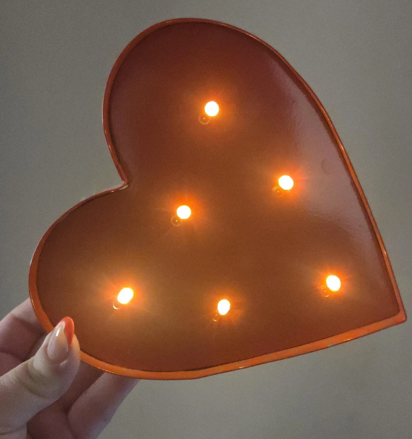 Heart-shaped LED Marquee Light