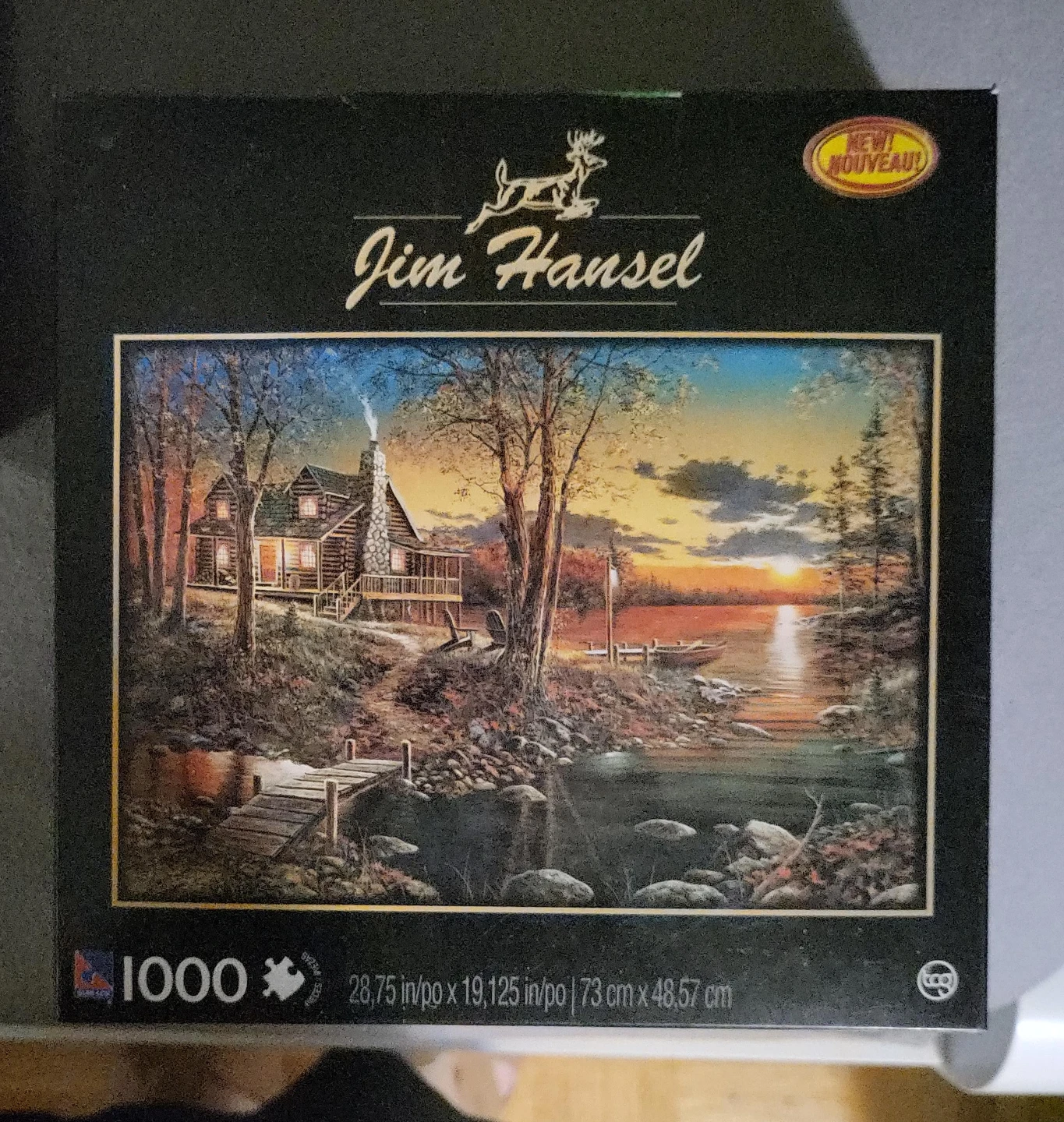 Jim Hansel 1000 Piece Cabin Landscape Jigsaw Puzzle