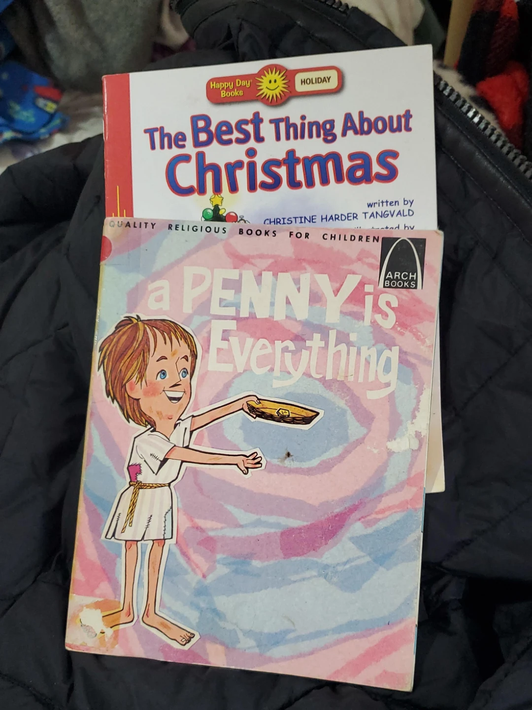The Best Thing About Christmas & A Penny is Everything Books