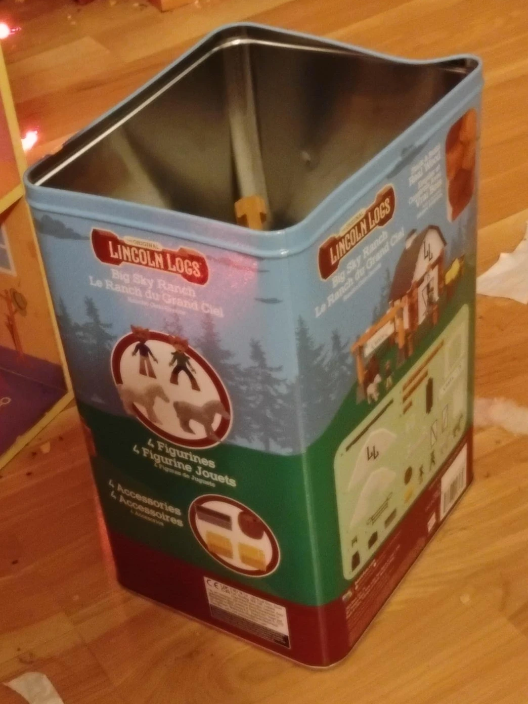 Lincoln Logs Big Sky Ranch Tin