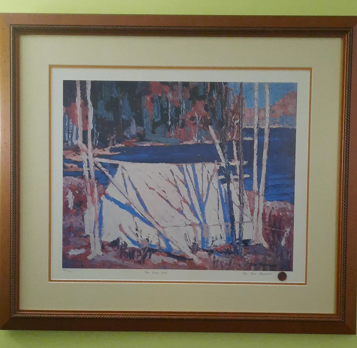 The Tent, 1916 Art Print by Tom Thomson