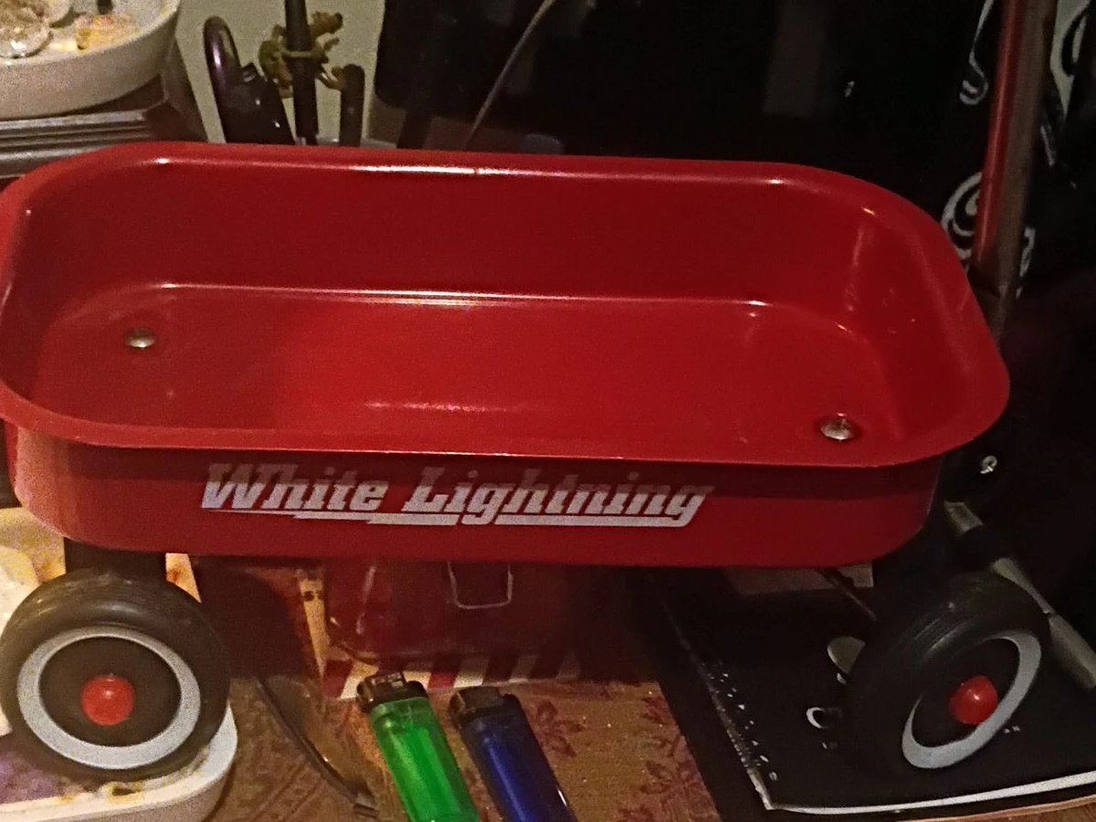 Red "White Lightning" Wagon