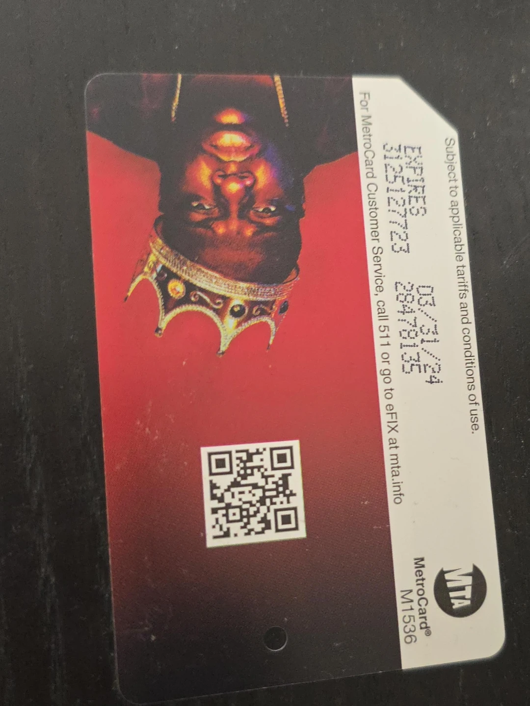 MTA MetroCard - Notorious B.I.G. Design