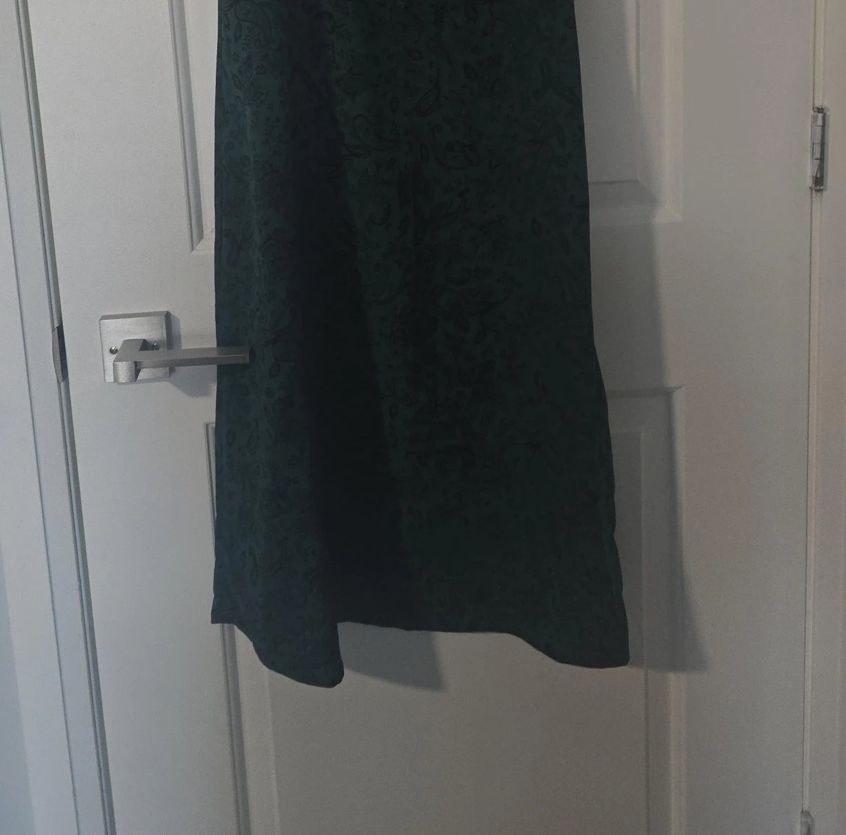 Green Patterned Midi Dress