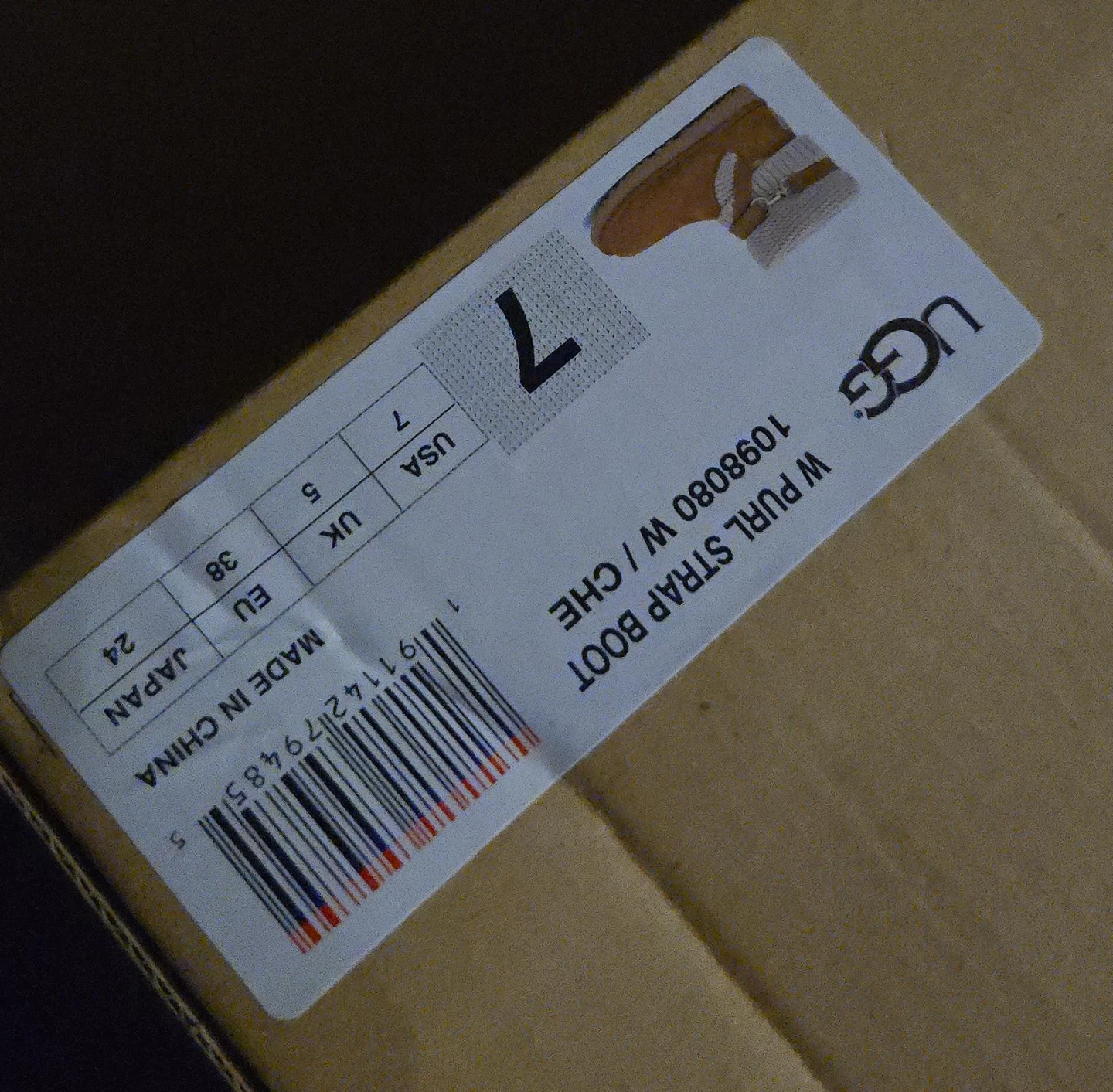 UGG W Purl Strap Boot - Size 7 - photo 2