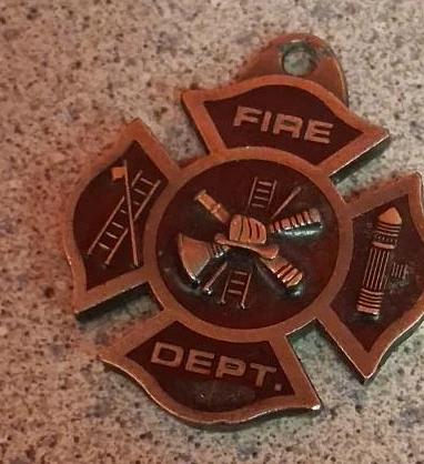 Fire Department Maltese Cross Charm