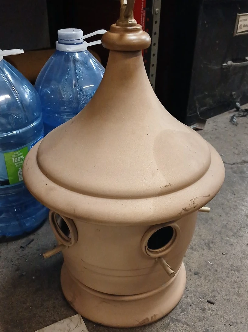 Terracotta Birdhouse