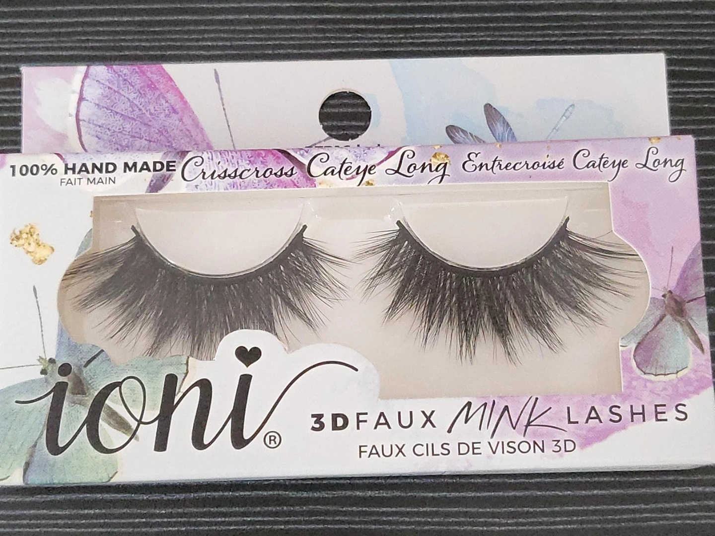 Ioni 3D Faux Mink Lashes - Crisscross Cateye Long