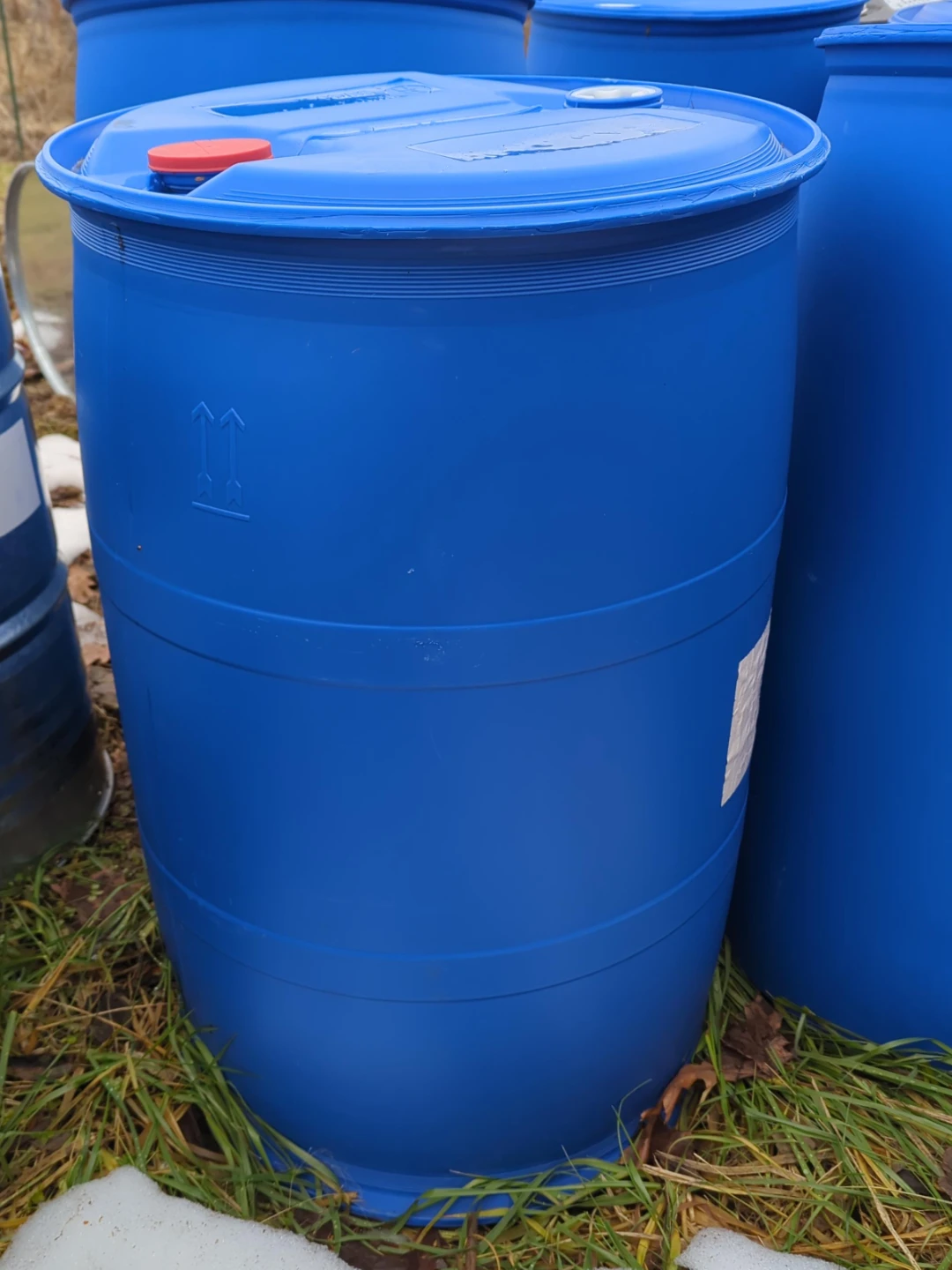 Blue Plastic Food grade Drum Barrel 55 gallon