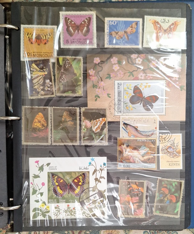 Assorted Butterfly Stamps