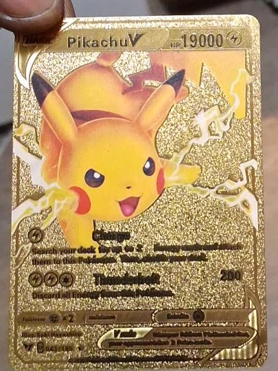 Pikachu V Gold Card