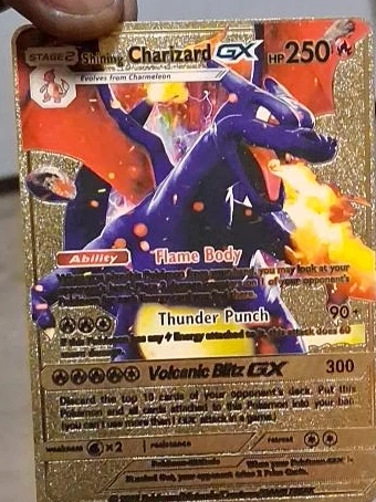 Shining Charizard GX Gold Card