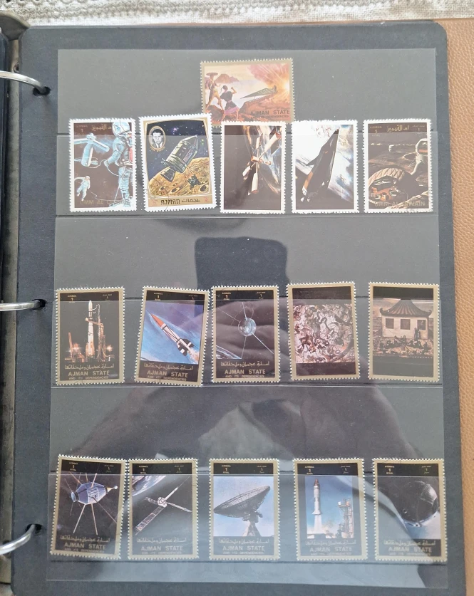 Ajman State Space Themed Stamps