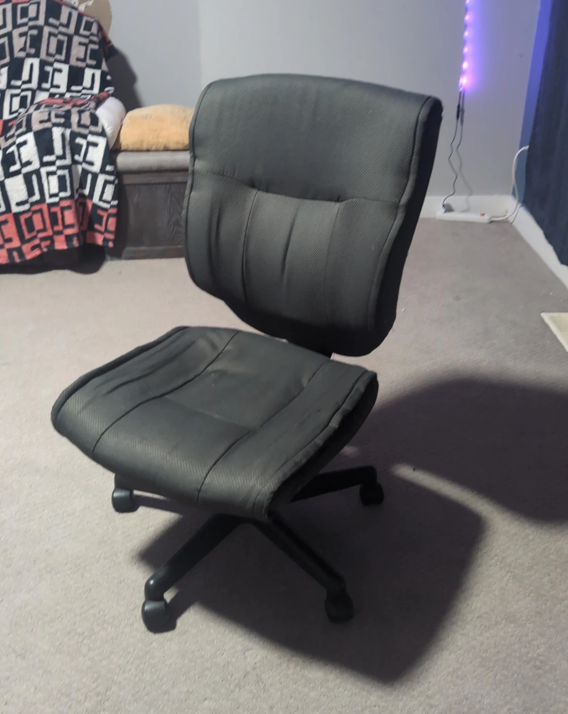 Dark Grey Office Chair (old and mildy used)