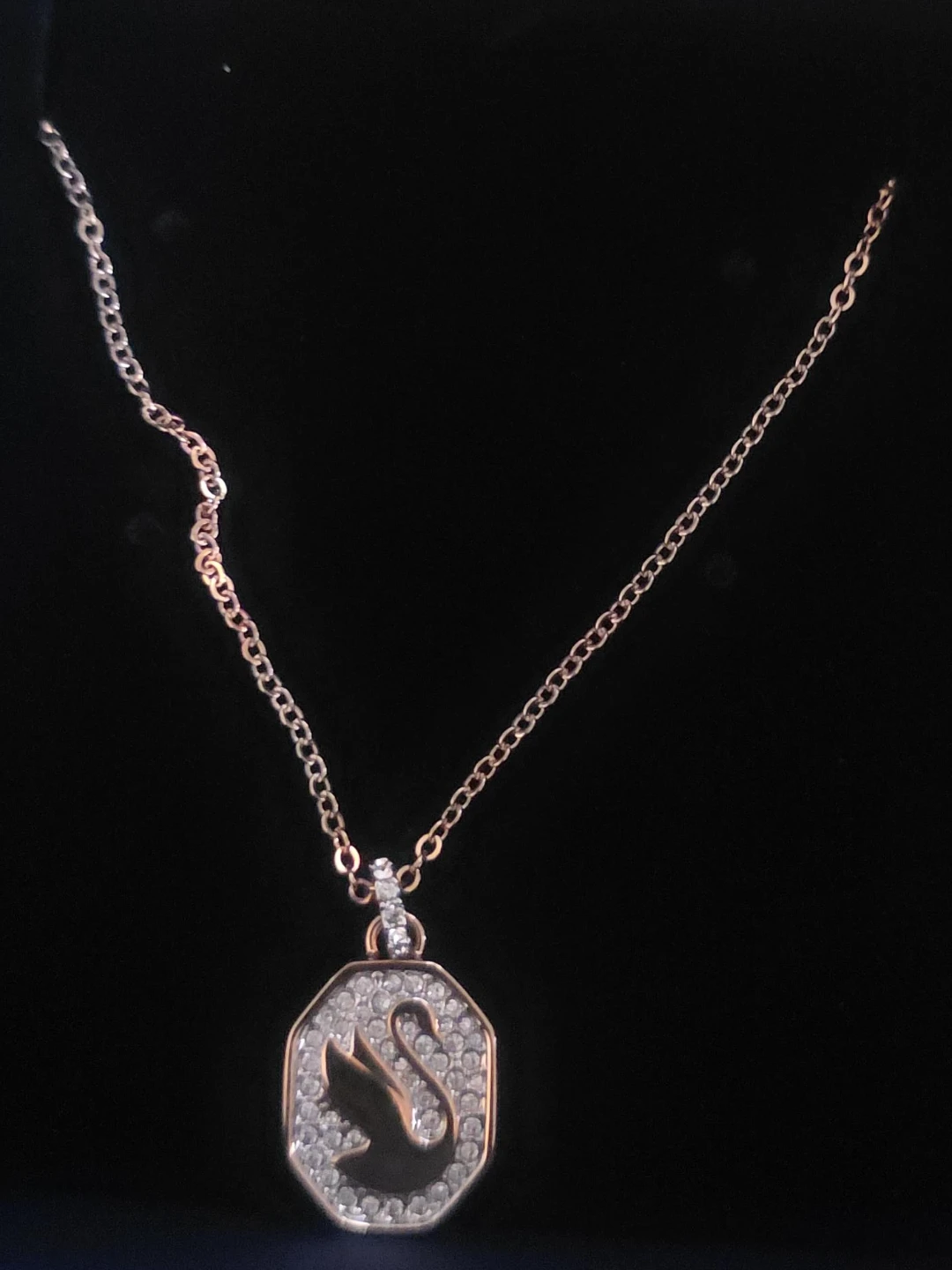 Swarovski Swan Necklace