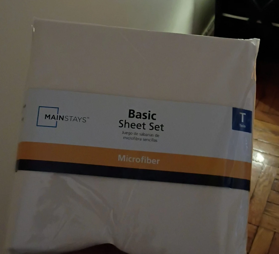 Mainstays Basic Microfiber Sheet Set - Twin
