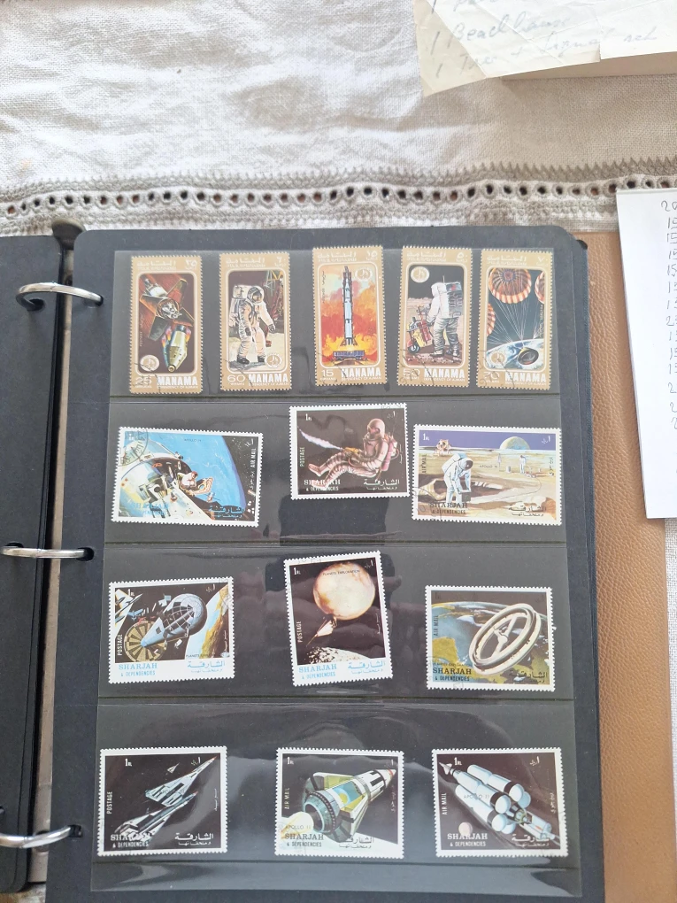 Space Exploration Stamp Collection
