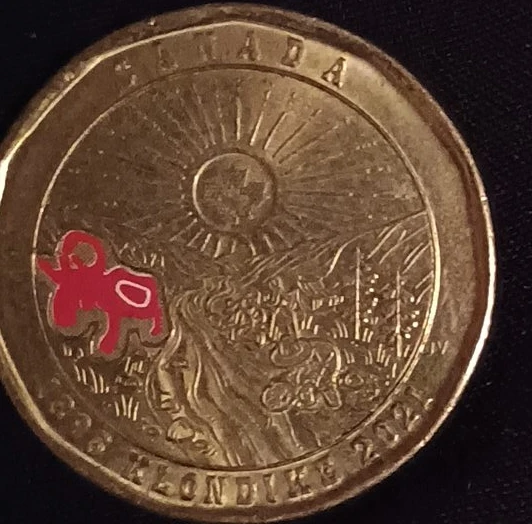 2021 Canada Klondike Gold Rush $1 Coin