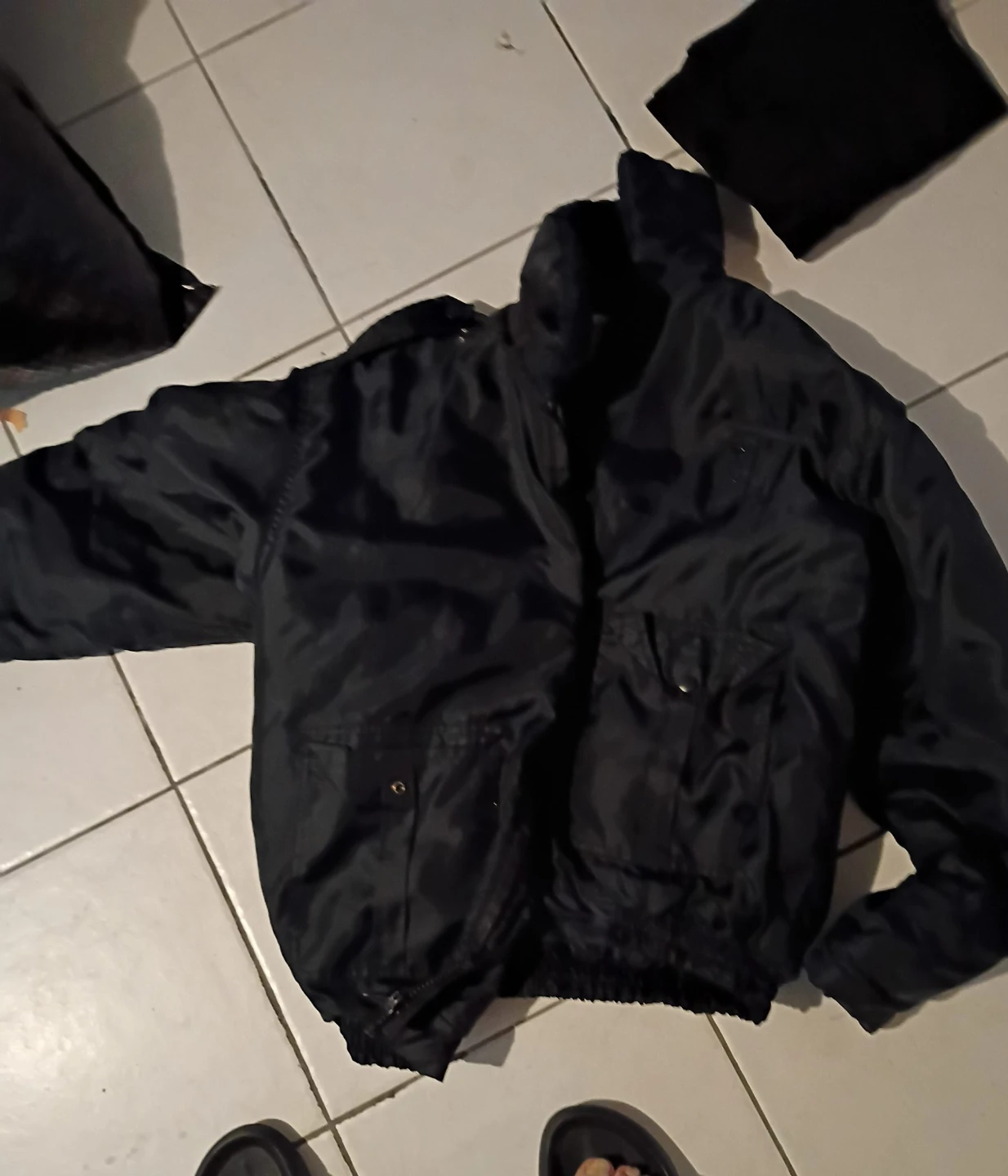 Black Bomber Jacket