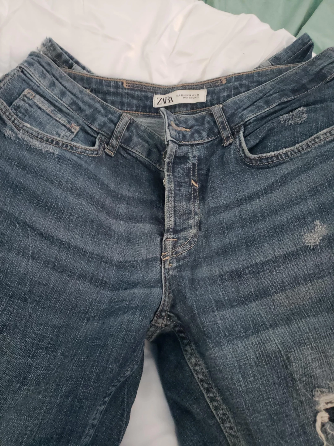 Zara Blue Denim Jeans
