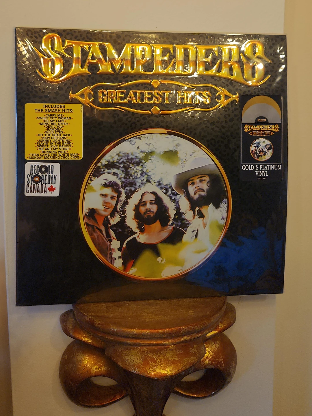 The Stampeder's Greatest Hits Gold & Platinum Vinyl Record