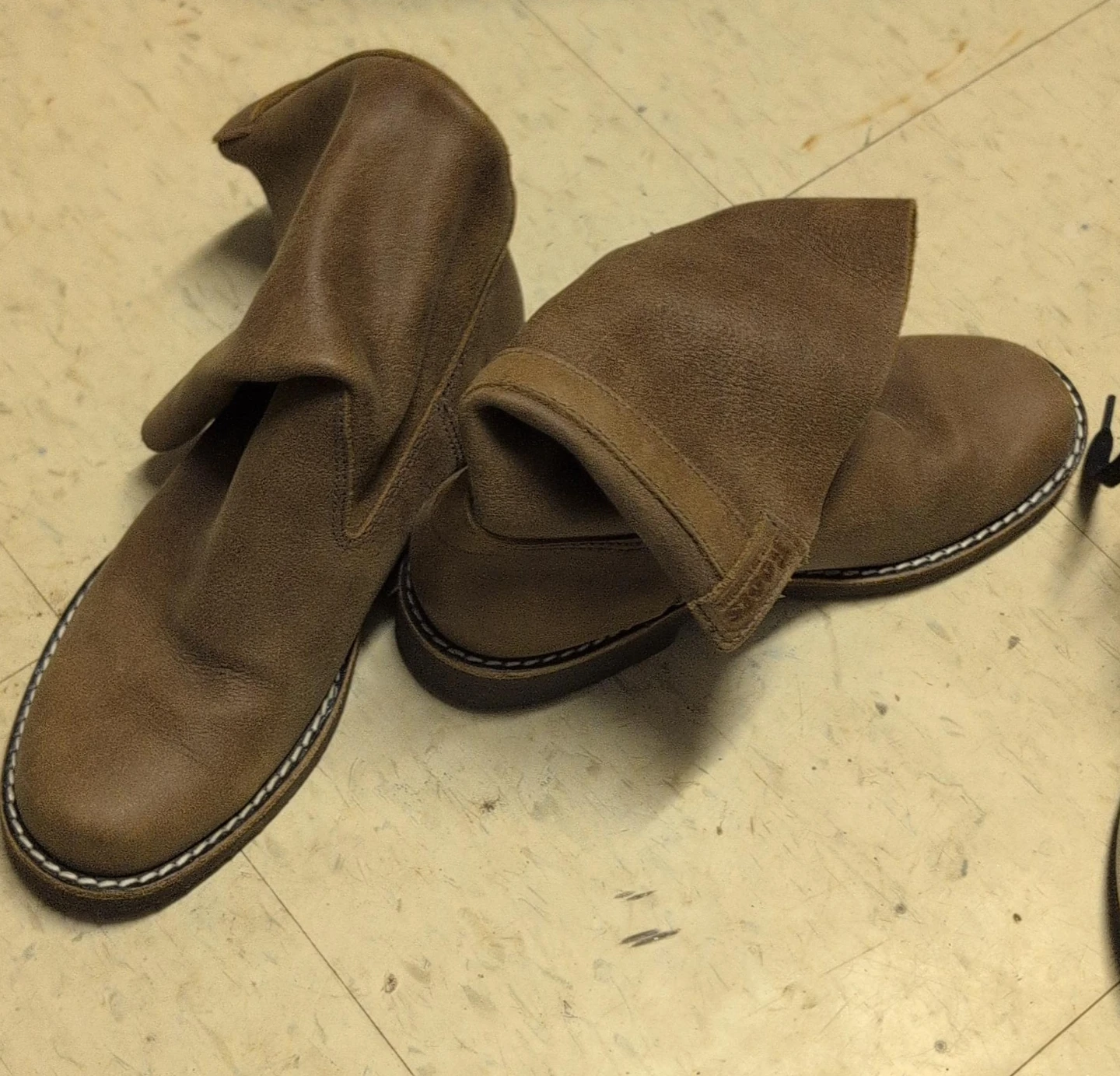 Roots Brown Leather Boots - Made in Canada