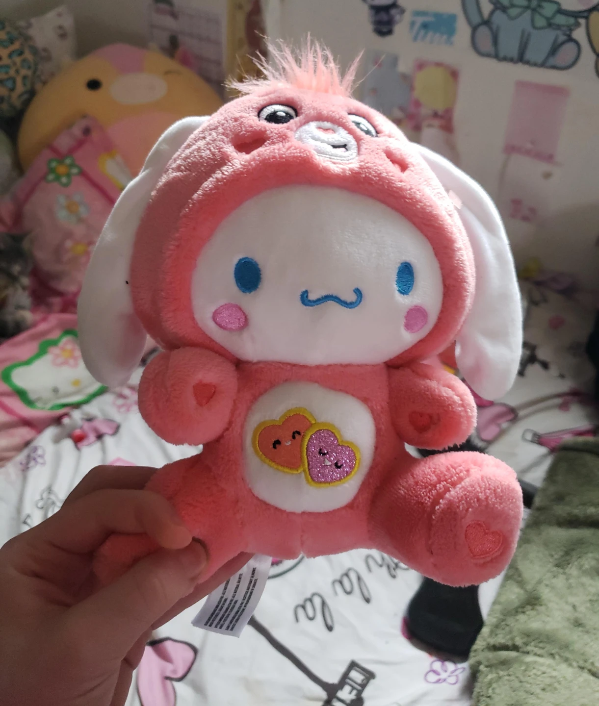 Sanrio Cinnamoroll Plush Toy - care bear onesie