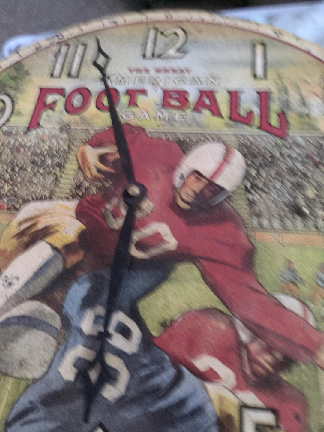 Vintage American Football Clock