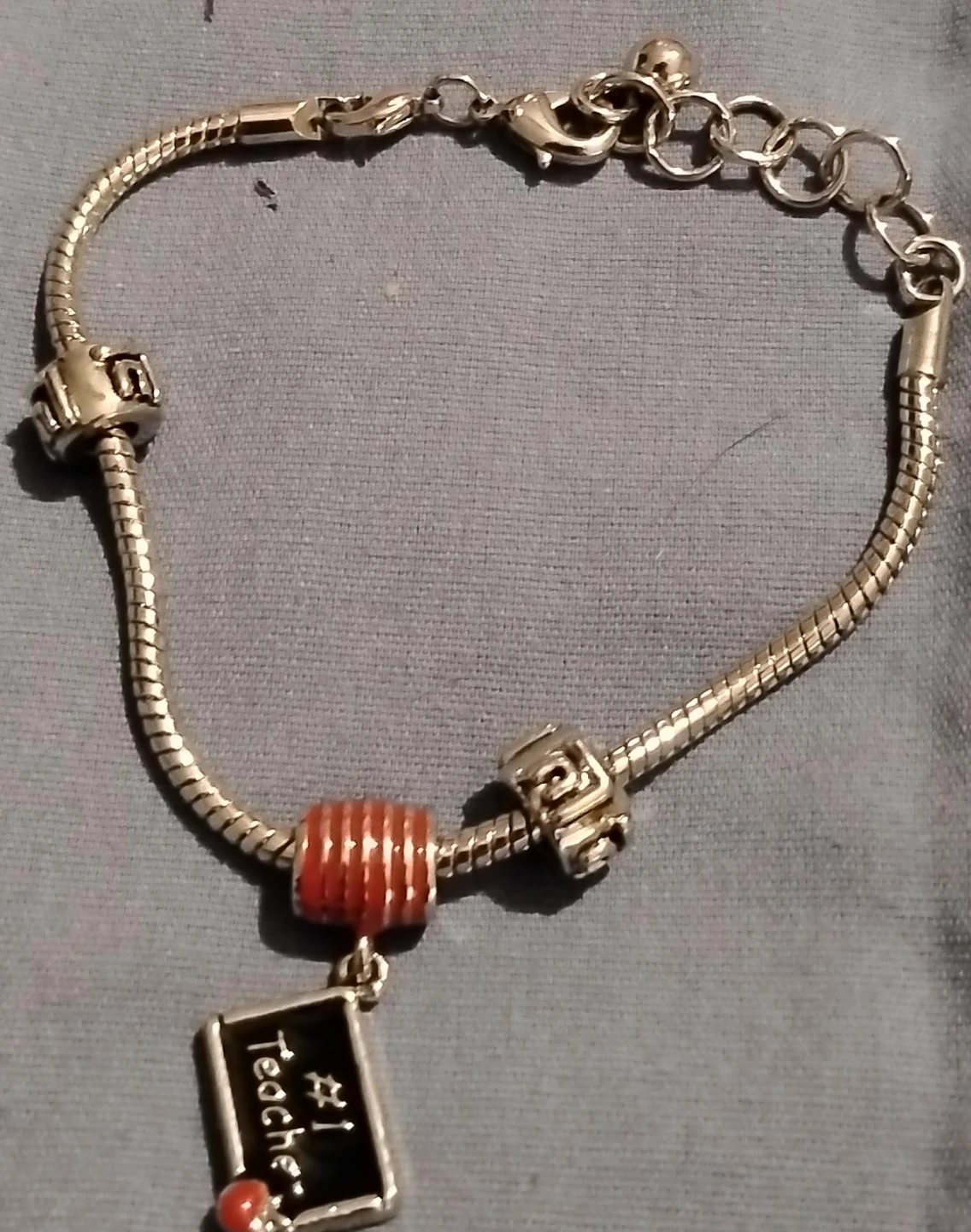 Teacher Charm Bracelet