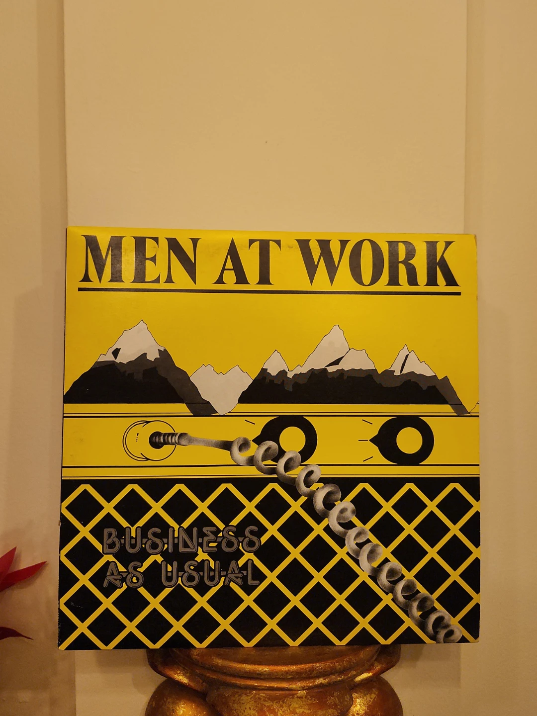 Men at Work Business As Usual Vinyl Record