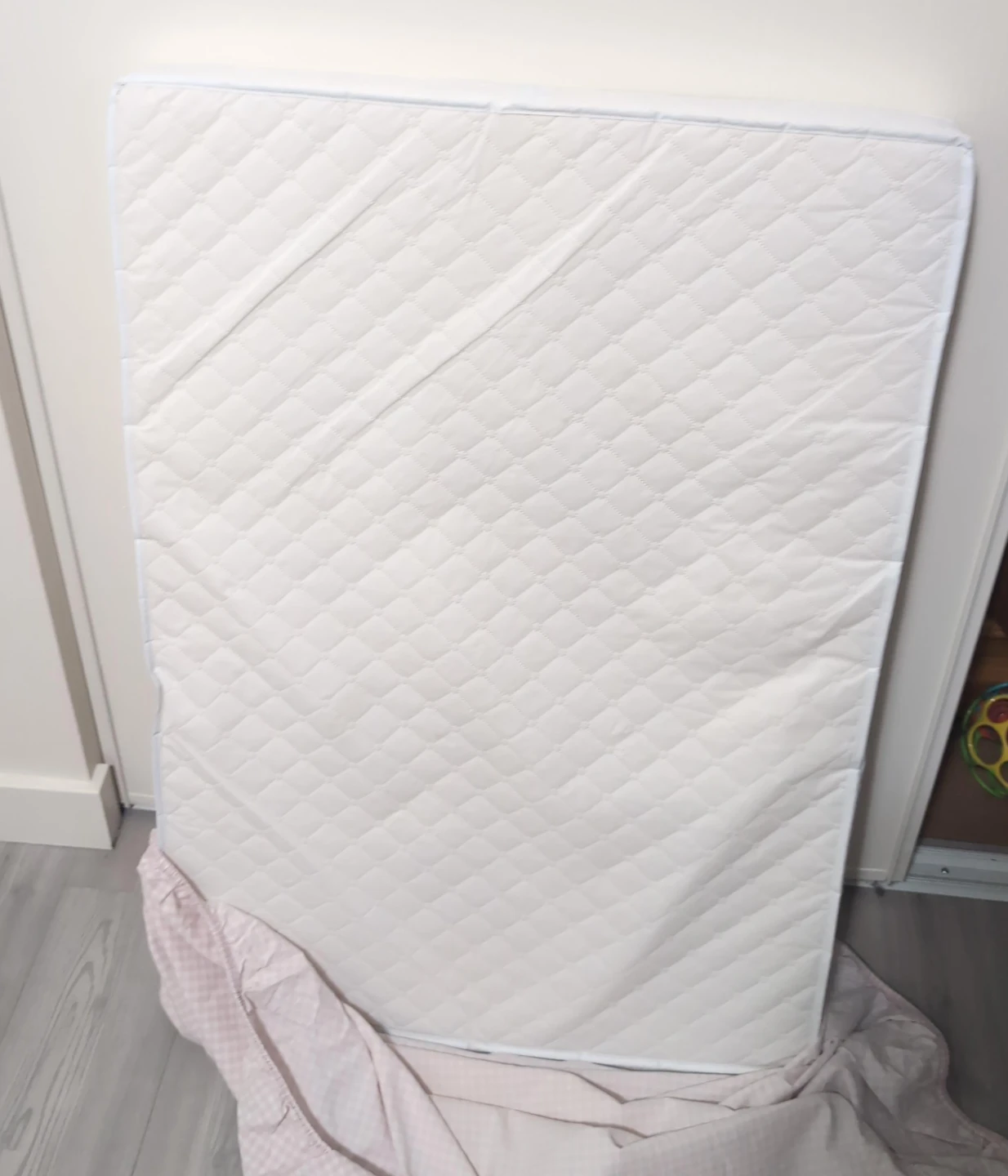 White Quilted Mattress Pad