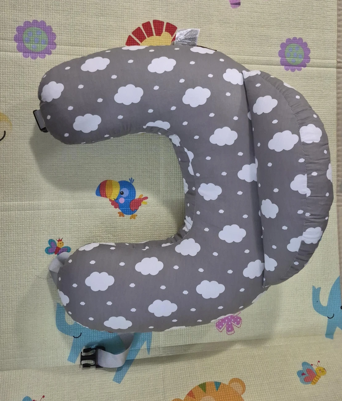 Grey Cloud Nursing Pillow