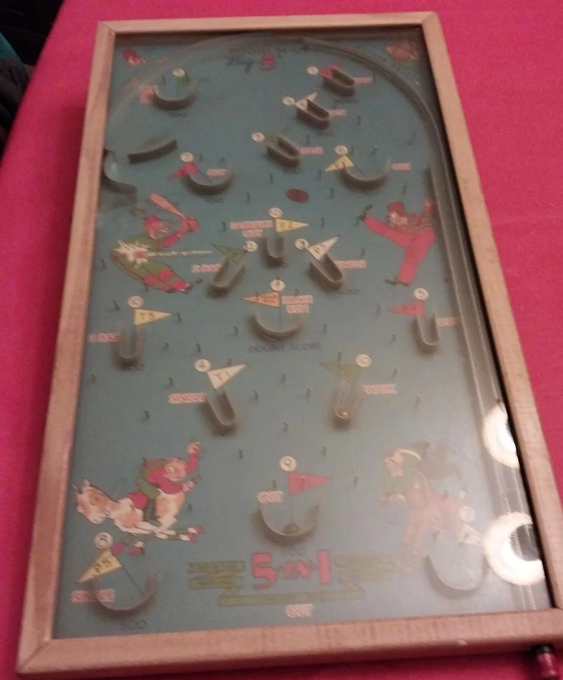 🥕Vintage 5 in 1 Pinball Game 🥕