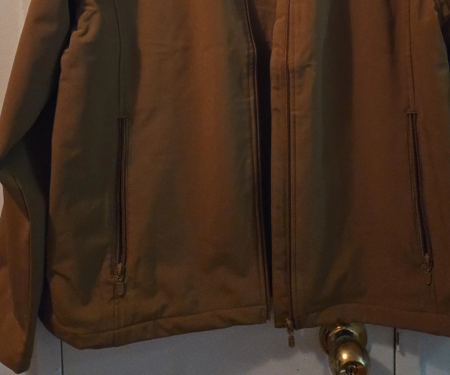 Brown Fleece Lined Jacket